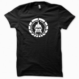 Shirt Battlestar Galactica blanc/noir pour homme et femme