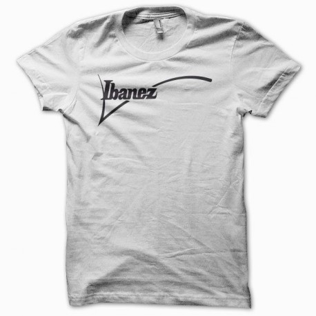 Shirt Ibanez batterie noir/blanc pour homme et femme