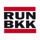 Shirt RUN BKK? blanc pour homme et femme