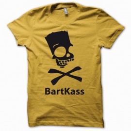 Shirt Parodie bart simpson jackass Bartkass jaune pour homme et femme
