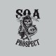 Shirt Sons Of Anarchy SOA version PROSPECT noir/gris pour homme et femme