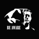 Shirt Jean-Claude Van Damme le roi du BE AWARE noir pour homme et femme