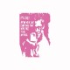 Shirt Fight Club affiche expression rose/blanc pour homme et femme