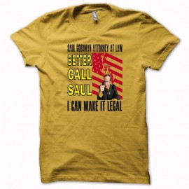 Shirt Breaking bad version better call saul jaune pour homme et femme