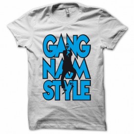 Shirt Gangnam Style Graffiti Kpop blanc pour homme et femme