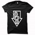 Shirt System of a Down SOAD blanc/noir pour homme et femme