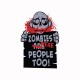 Shirt zombie are people too version humanitaire blanc pour homme et femme