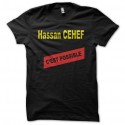 Shirt Les Nuls Hassan Cehef noir pour homme et femme