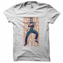 Shirt Gangnam Style OPPA Danceur blanc pour homme et femme