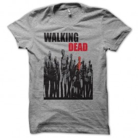 Shirt The Walking Dead classique gris pour homme et femme