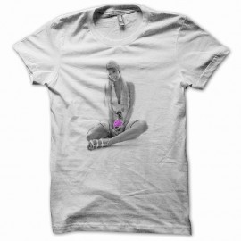 Shirt Paris hilton , Paris Whitney Miller Hilton blanc pour homme et femme