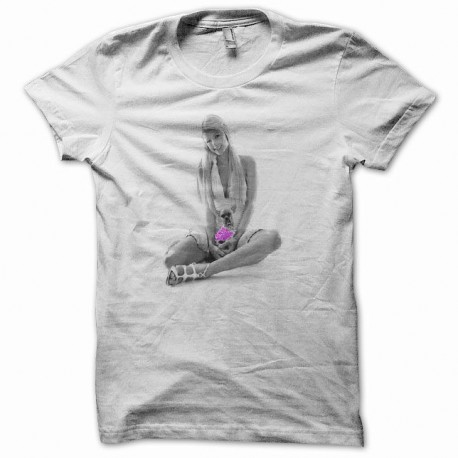 Shirt Paris hilton , Paris Whitney Miller Hilton blanc pour homme et femme