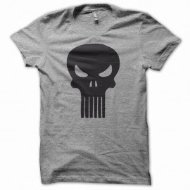 Shirt Punisher gris/noir pour homme et femme