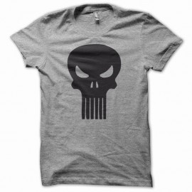 Shirt Punisher gris/noir pour homme et femme