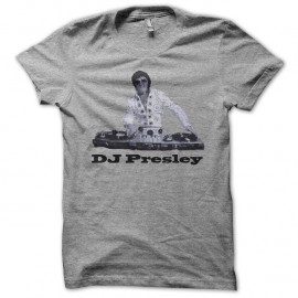Shirt DJ Presley gris pour homme et femme