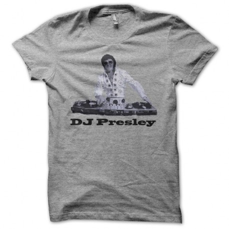 Shirt DJ Presley gris pour homme et femme