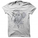 Shirt Gainsbourg caricature blanc pour homme et femme