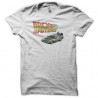 Shirt retour vers le futur delorean special édition blanc pour homme et femme
