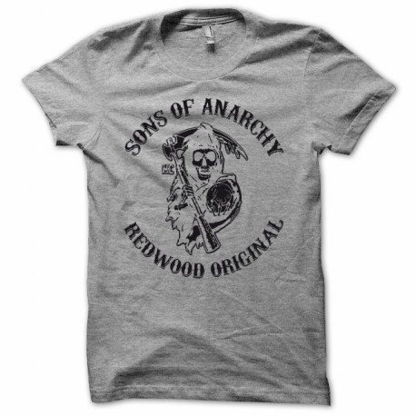 Shirt Sons Of Anarchy version rare noir/gris pour homme et femme