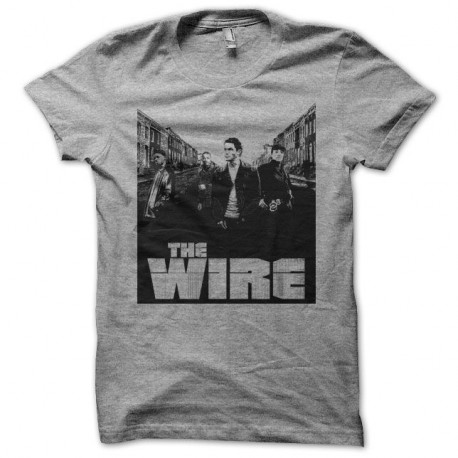 Shirt The Wire street gris pour homme et femme