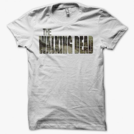 Shirt Walking Dead à new york blanc pour homme et femme