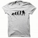 Shirt Wolverine Evolution basic anime noir/blanc pour homme et femme