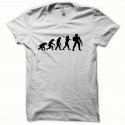 Shirt Wolverine Evolution basic anime noir/blanc pour homme et femme