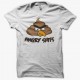 Shirt Angry Shits parodie Angry Birds blanc pour homme et femme