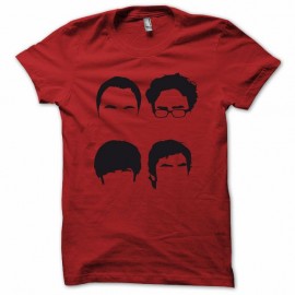 Shirt The Big Bang Theory parodie rouge pour homme et femme