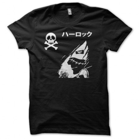 Shirt Harokku albator non officiel de profile blanc/noir pour homme et femme