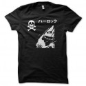 Shirt Harokku albator non officiel de profile blanc/noir pour homme et femme