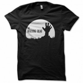 Shirt The Walking Dead courante blanc/noir pour homme et femme