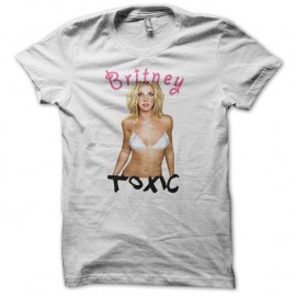 Shirt Britney Spears toxic blanc pour homme et femme