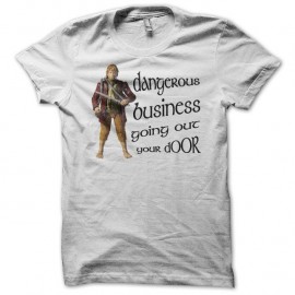 Shirt Bilbo le Hobbit seigneur des anneaux blanc pour homme et femme