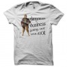Shirt Bilbo le Hobbit seigneur des anneaux blanc pour homme et femme