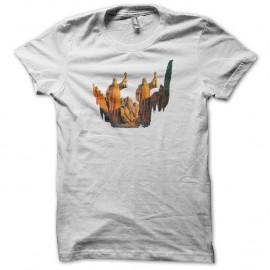 Shirt Argonath jaune seigneur des anneaux blanc pour homme et femme
