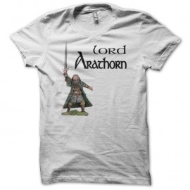 Shirt Arathorn seigneur des anneaux blanc pour homme et femme