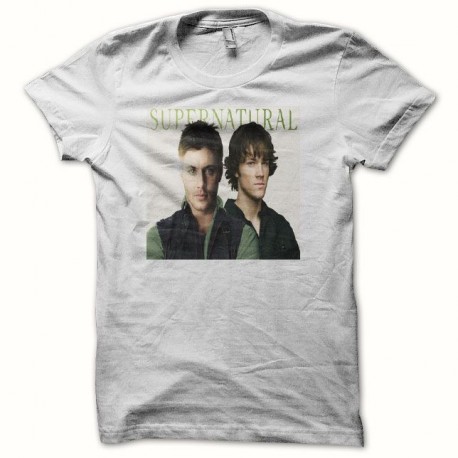 Shirt Supernatural blanc pour homme et femme