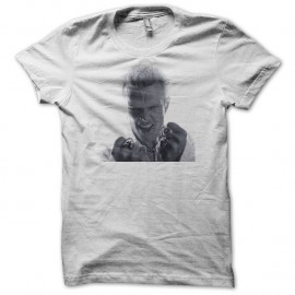 Shirt Billy Idol blanc pour homme et femme