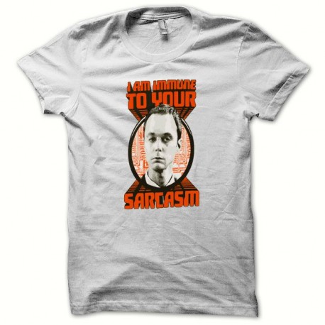 Shirt Sheldon Cooper version sarcastique blanc pour homme et femme