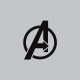 Shirt avengers artwork gris pour homme et femme