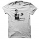 Shirt boxe Rocky Marciano le dieu du ring noir et blanc sur blanc pour homme et femme