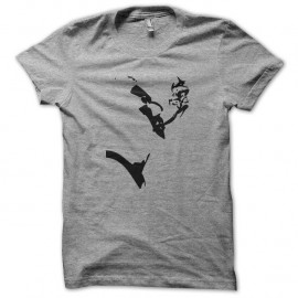 Shirt Serge Gainsbourg noir/gris pour homme et femme
