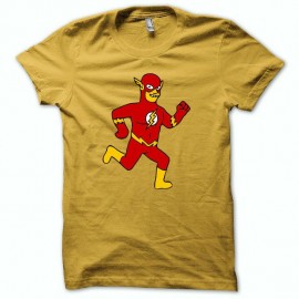 Shirt simpson Flash jaune pour homme et femme
