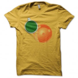 Shirt radar boule de cristal univers dragon ball jaune pour homme et femme