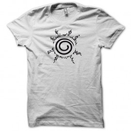 Shirt Naruto symbole noir/blanc pour homme et femme