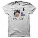 Shirt City Hunter Nicky Larson corbeau soutien gorge blanc pour homme et femme