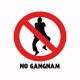 Shirt No Gangnam Style Panneau interdit blanc pour homme et femme