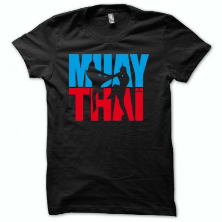 Shirt Muay Thai picto2 / noir pour homme et femme