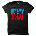 Shirt Muay Thai picto2 / noir pour homme et femme